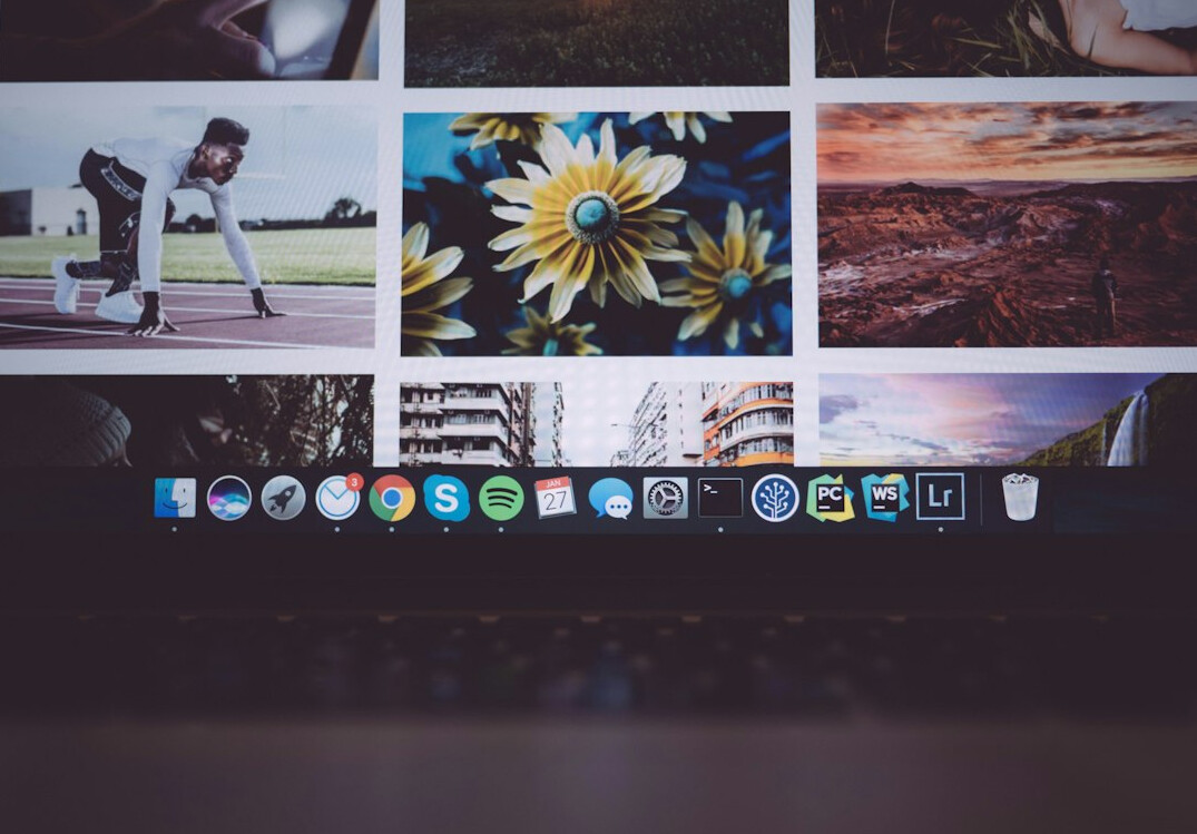 digital archive on laptop